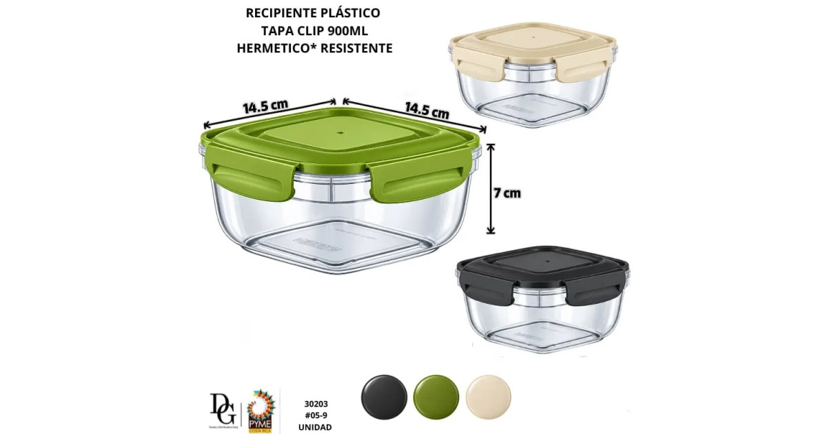 Envase Plástico 900ML