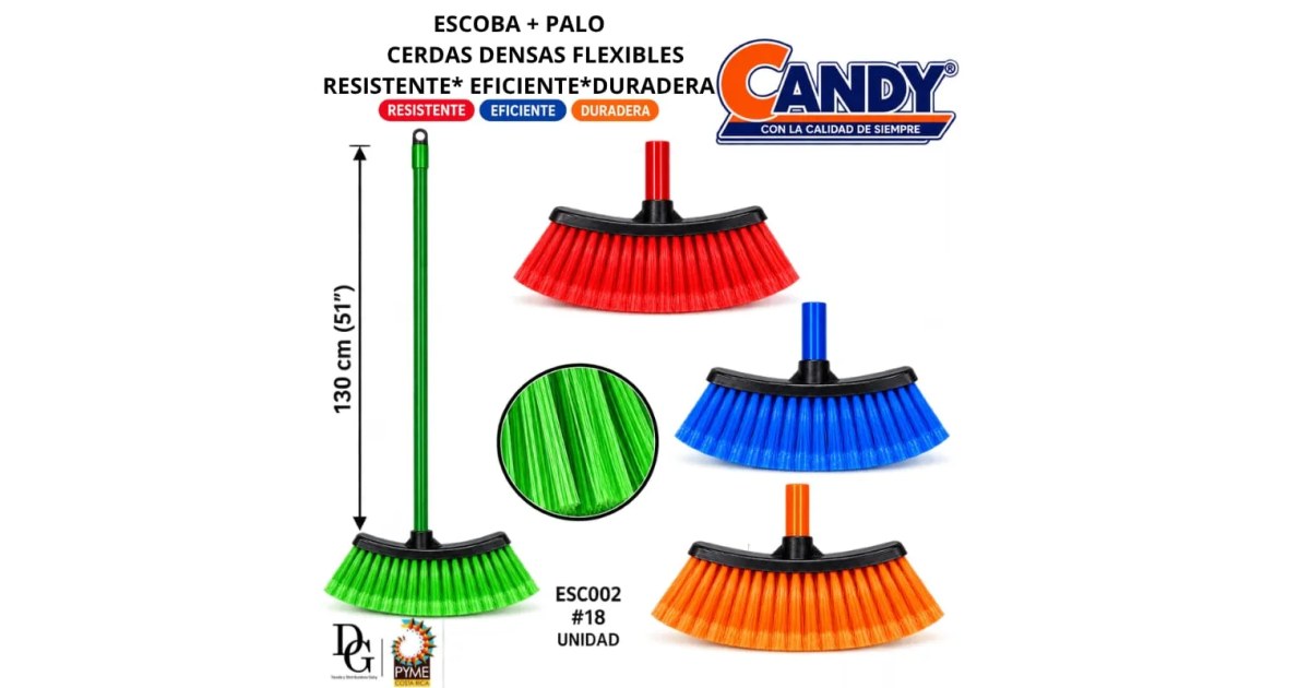 Escoba Plástica