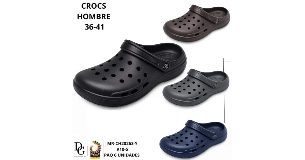 6 Pares de Crocs Juvenil