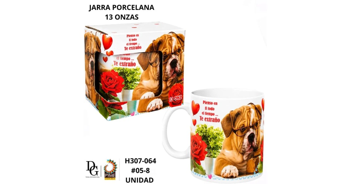 Jarra de Porcelana 13oz
