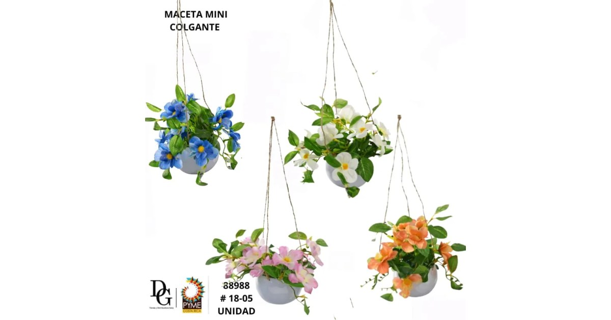 Planta Artificial Colgante
