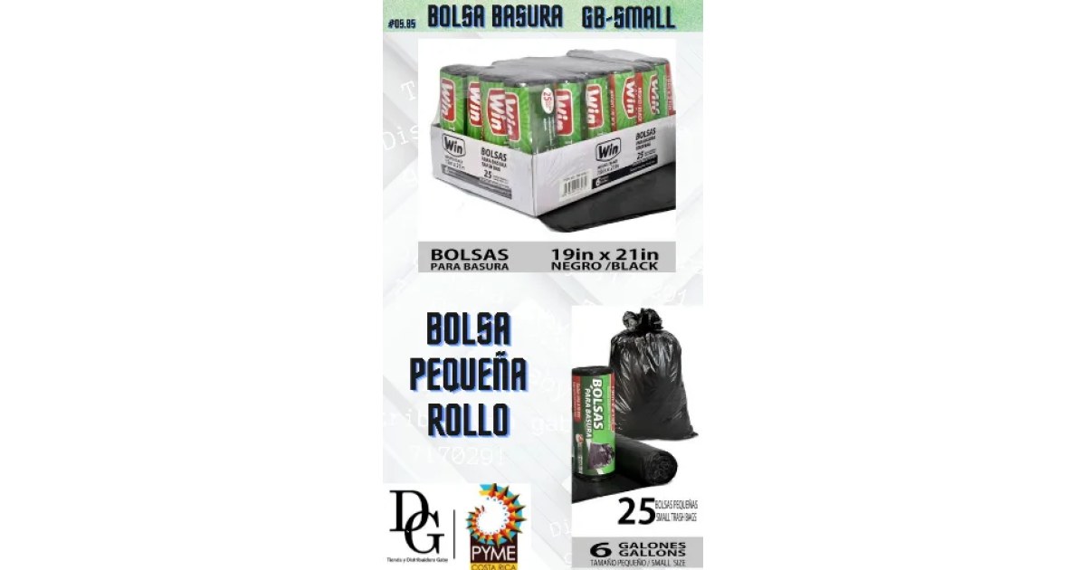 Rollo Bolsas Pequeñas para Basura