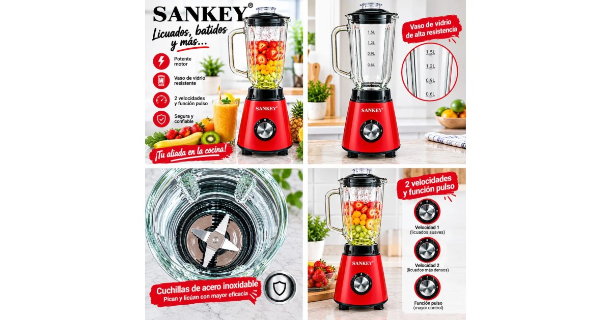 Licuadora SANKEY 1.5L