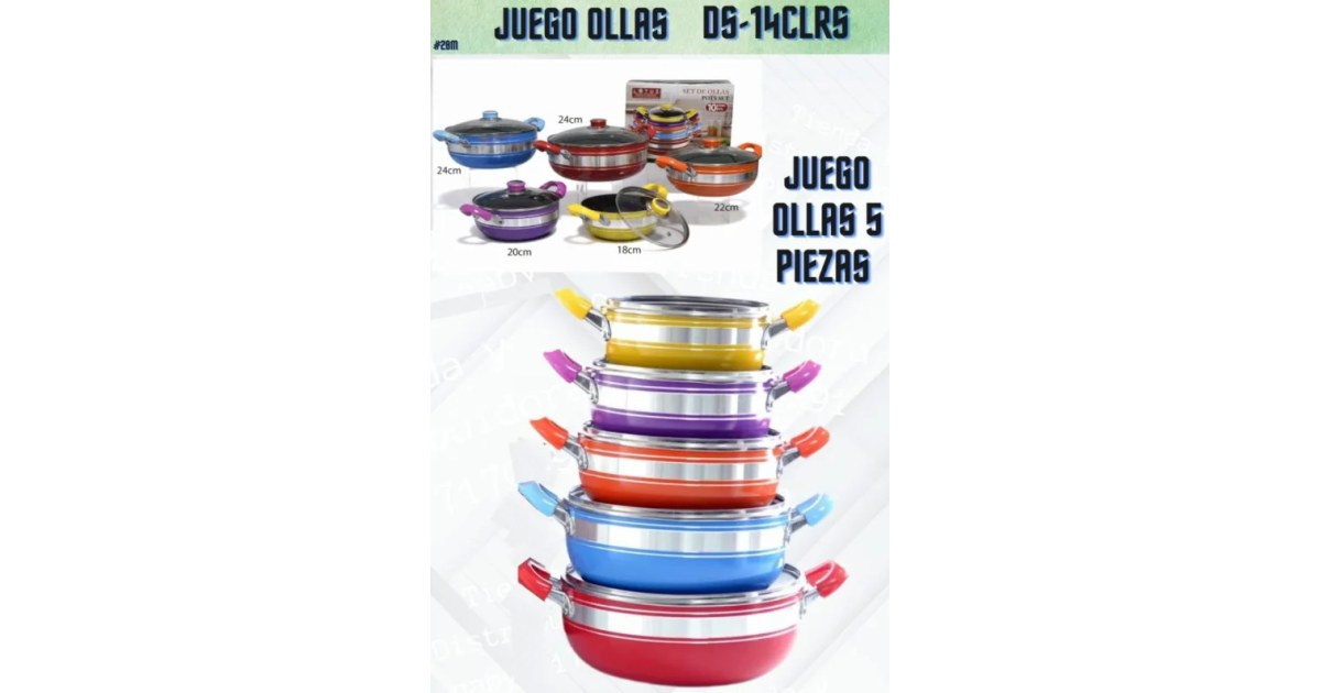 Juego de Ollas 5PZAS