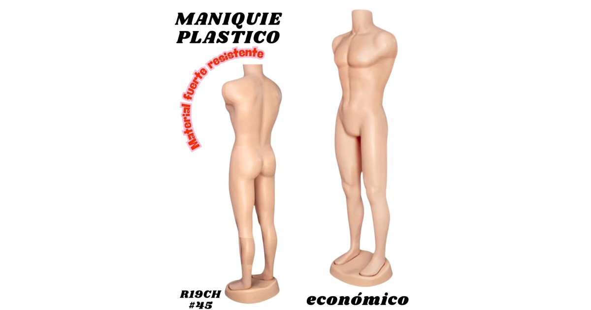 Maniquí Cuerpo Entero de Hombre