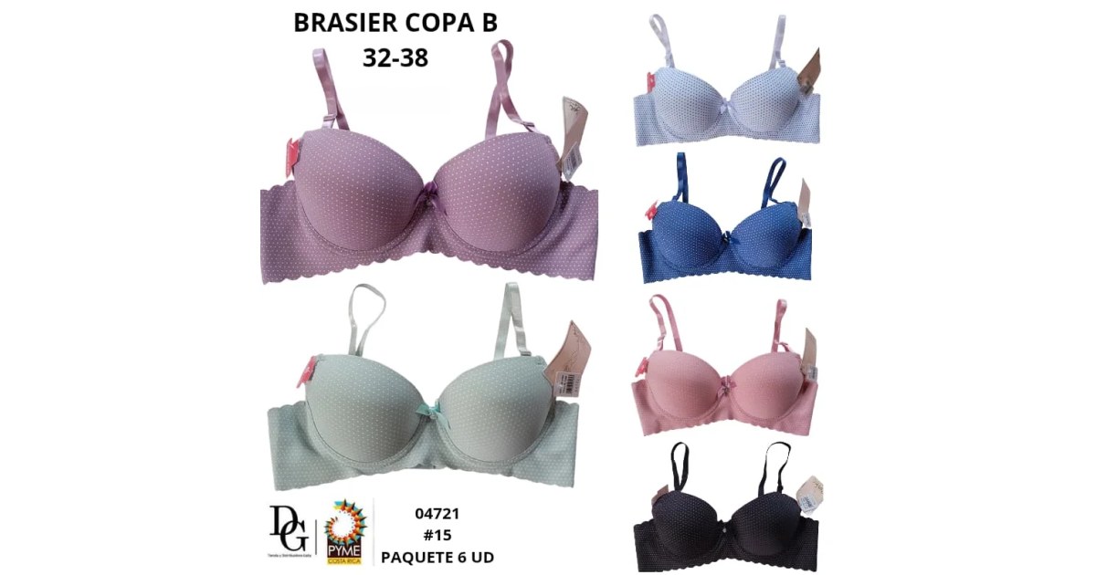 6 Brasieres Copa B