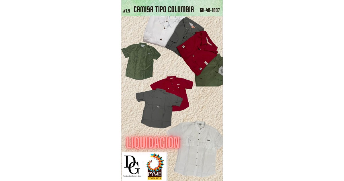 Camisa Estilo Columbia Hombre