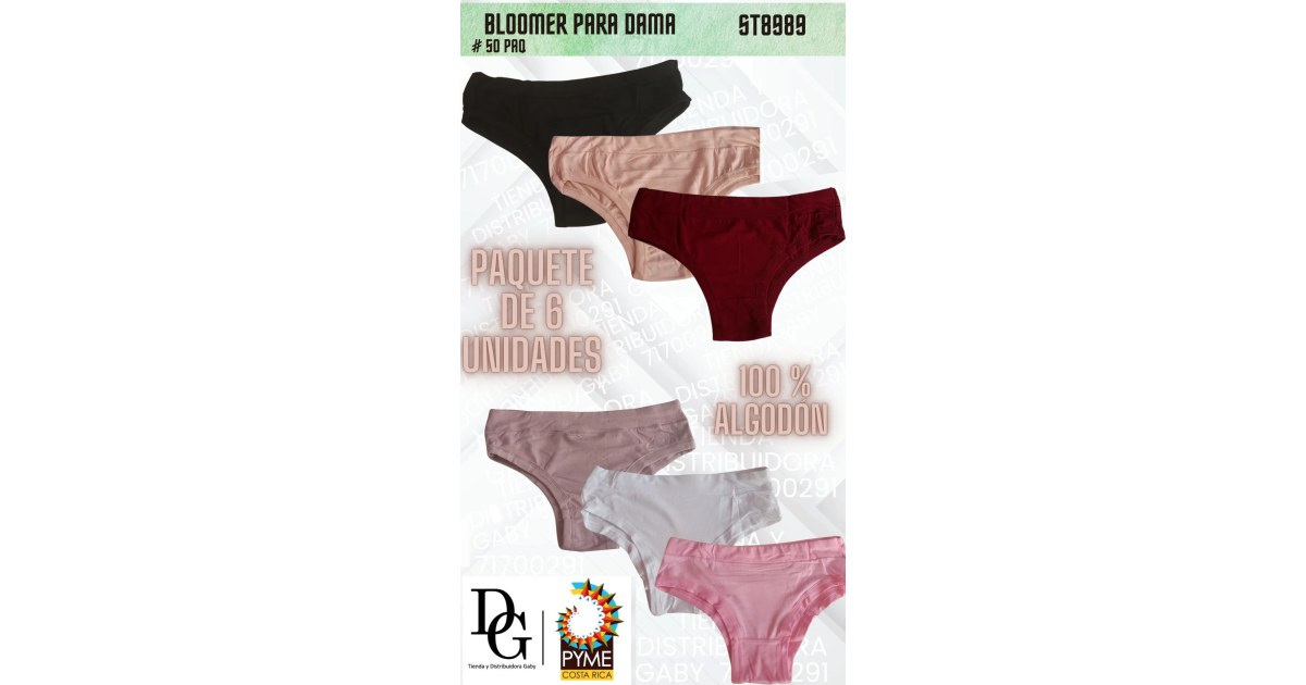 Paquete de Calzones para Mujer