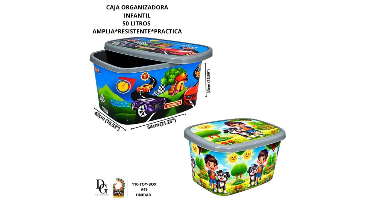 Caja Plástica Multiusos-50L