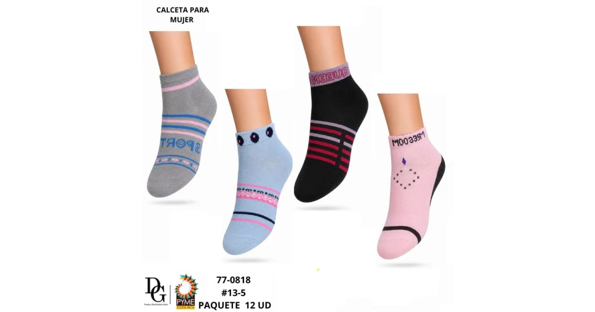 12 Pares de Medias para Dama
