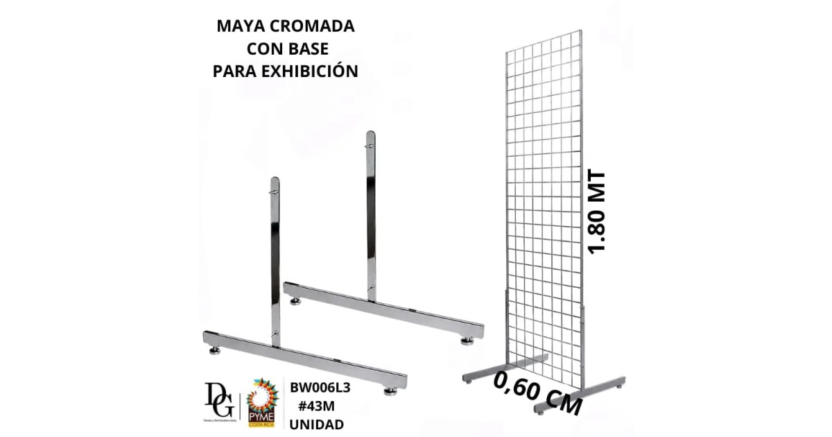 Rejilla de Metal con Soporte