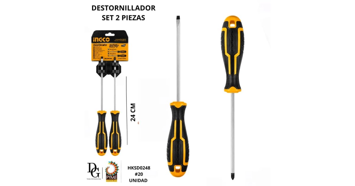 Set Destornillador 2PZAS