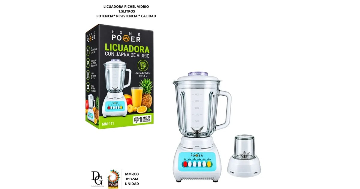 Licuadora HOME POWER  2 EN 1