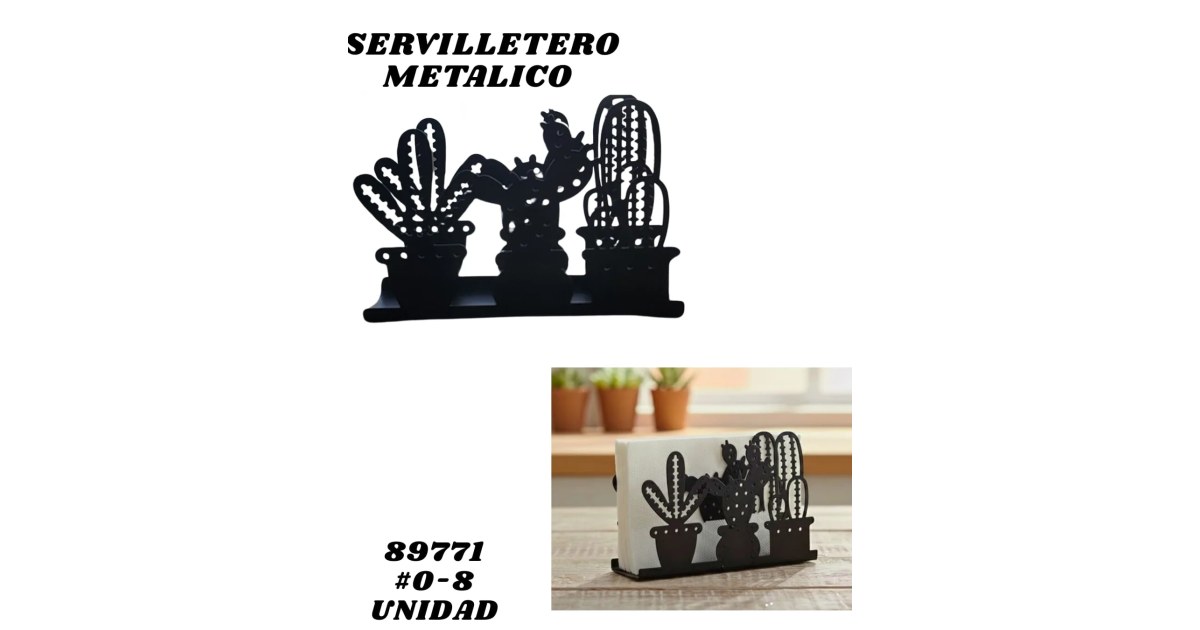 Servilletero de Metal