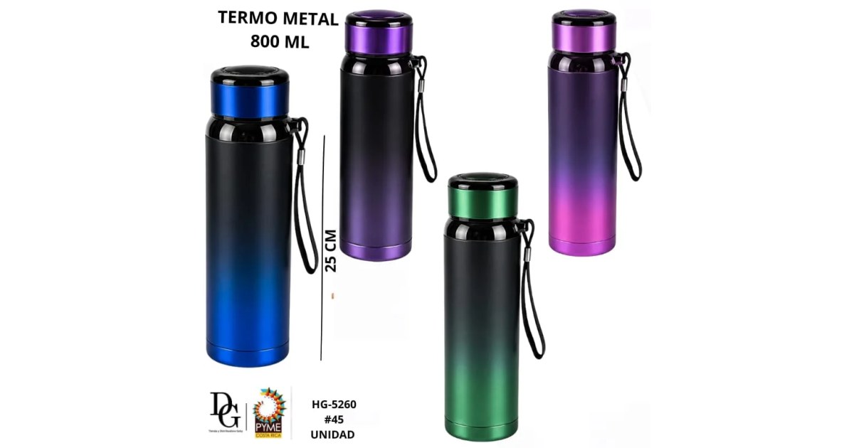 Termo para Bebidas 800ML-Acero Inoxidable