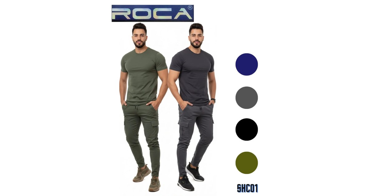 6 Camisetas Manga Corta para Caballero