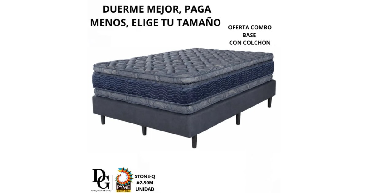 Combo Base + Colchón I STONE Queen
