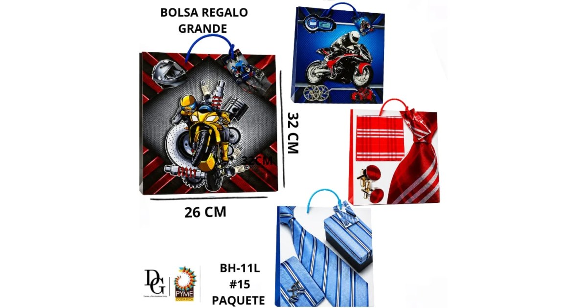 6 Bolsas de Regalo