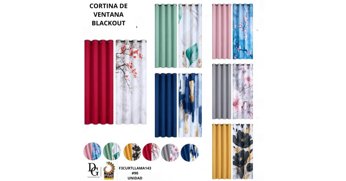 Cortina Blackout para Ventana