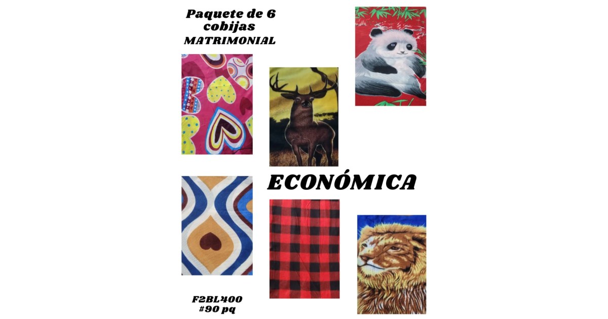 6 Cobijas Matrimoniales