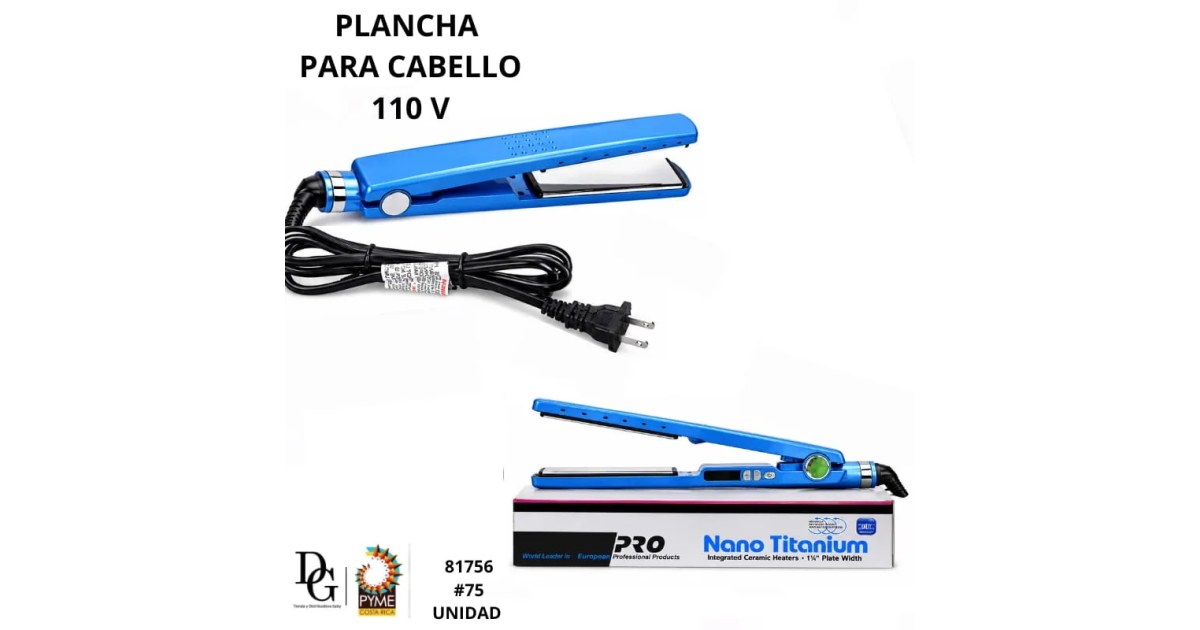 Plancha para el Cabello Nano Titanium