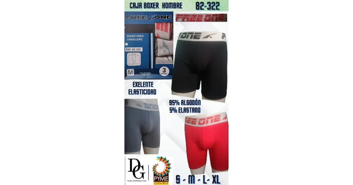 Caja Boxers Cortos Caballero