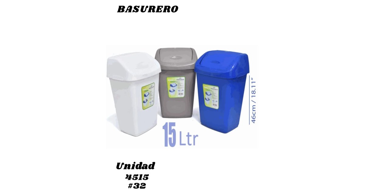 Basurero Vaivén 15L
