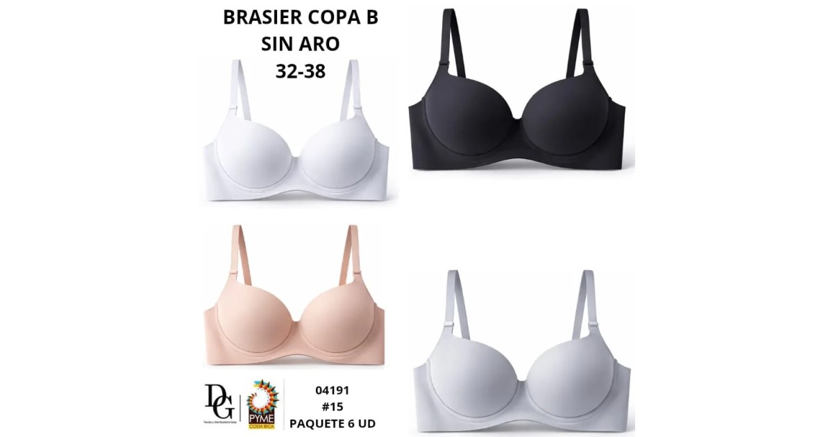 6 Brasieres Copa B