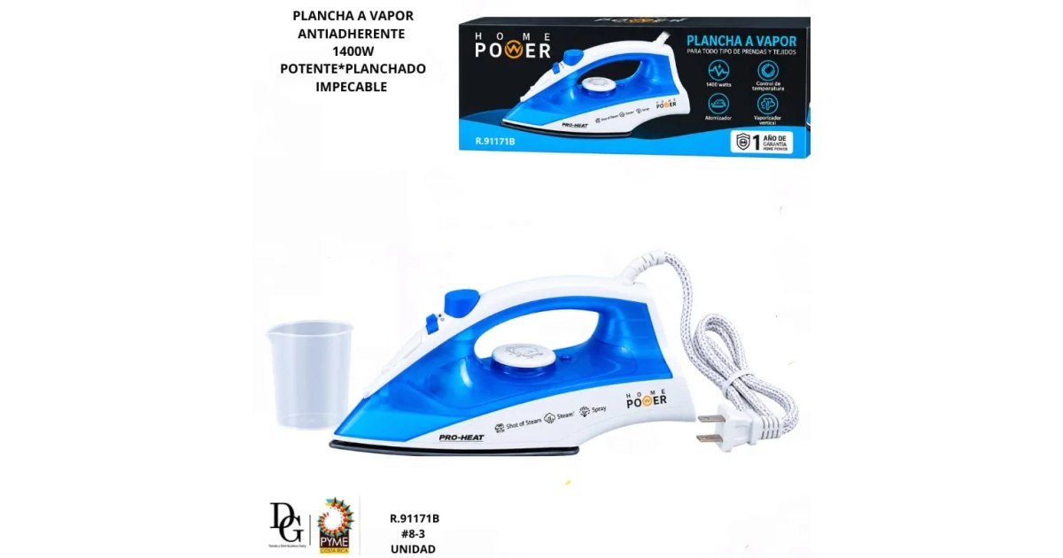 Plancha a Vapor