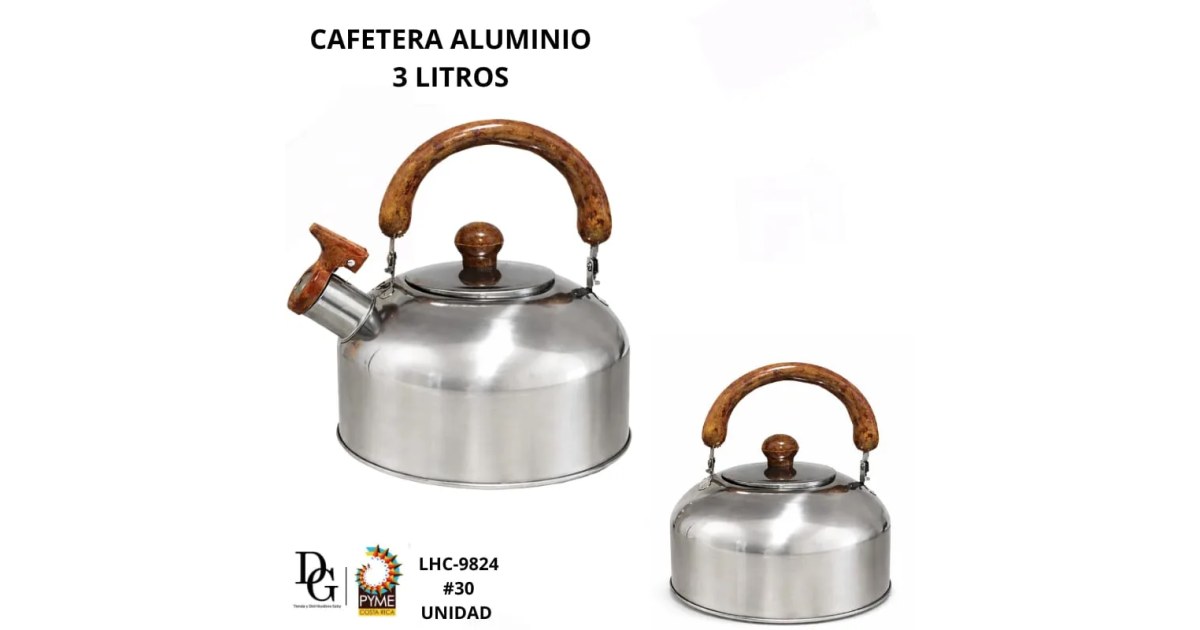 Cafetera Acero Inoxidable 3L