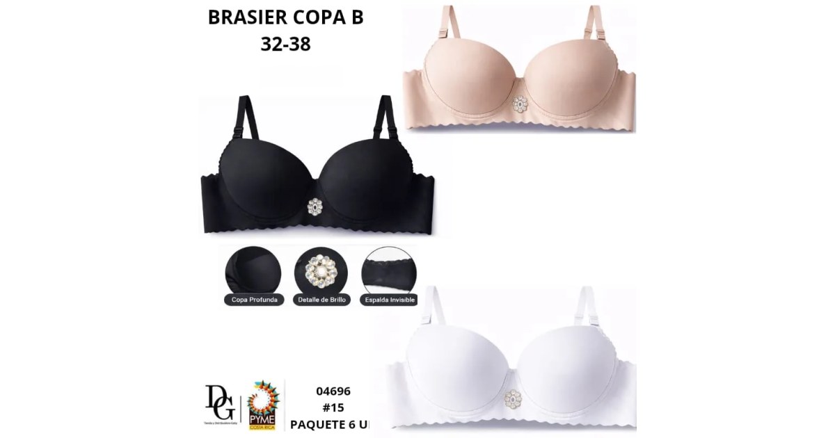 6 Brasieres Copa B