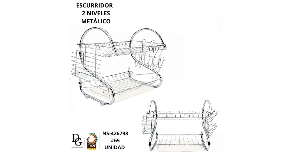 Escurridor de Platos - Metálico