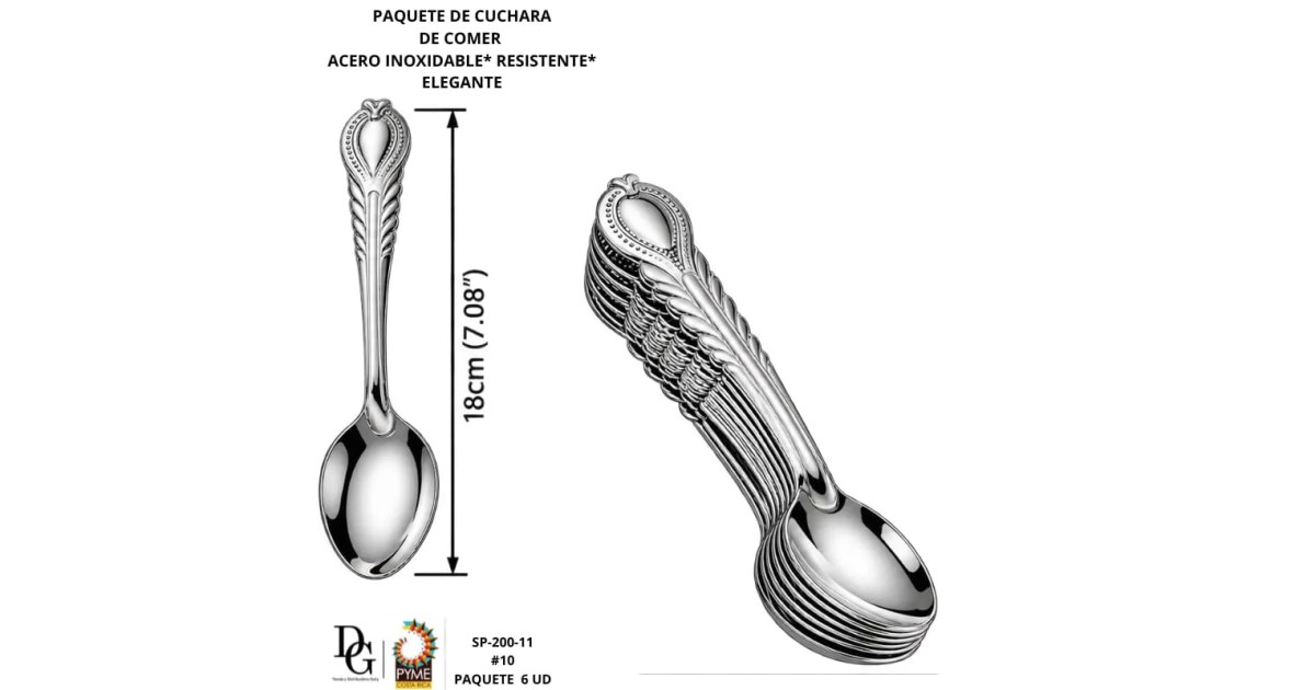 Set Cuchara Sopera 12PZAS