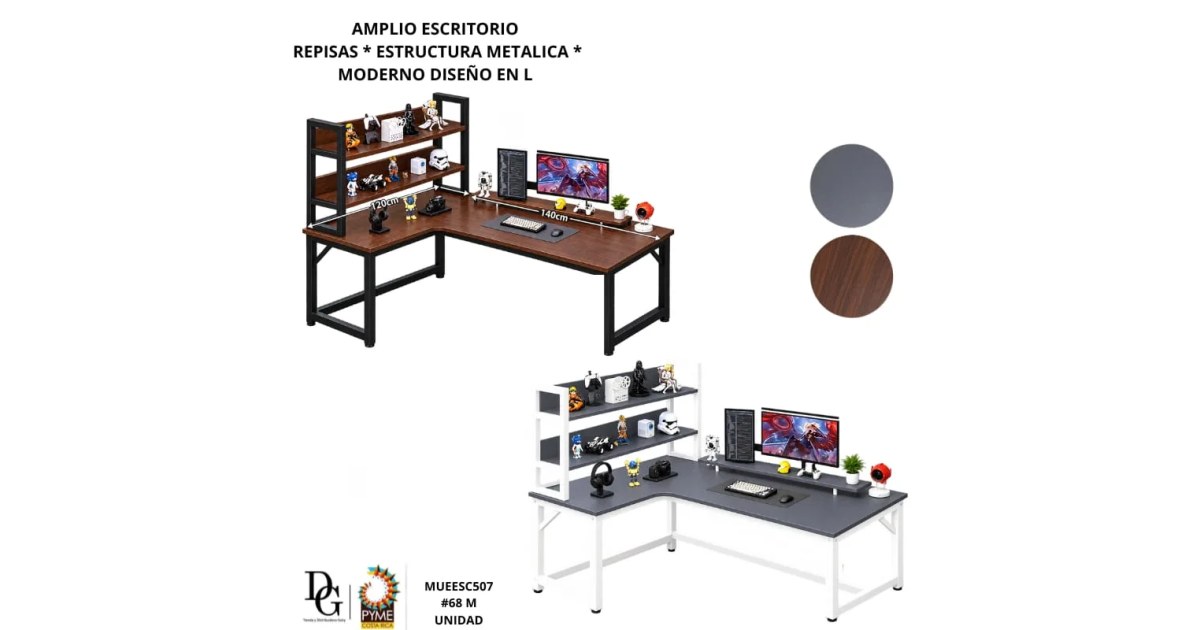 Escritorio en Diseño L