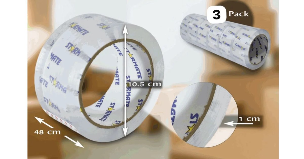 3 Cintas Selladoras Transparentes 92M
