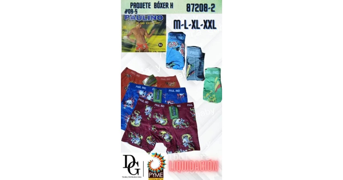 Set 3 Boxers Cortos Hombre