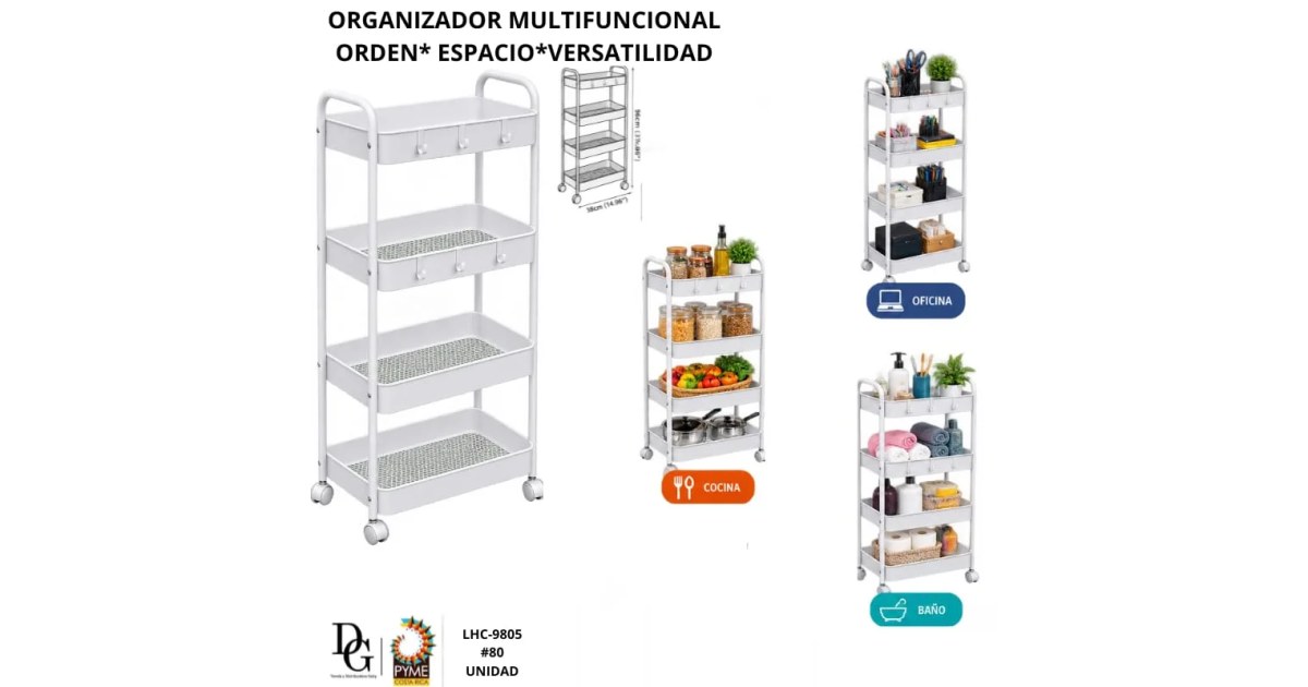 Organizador Multifuncional 4 Niveles