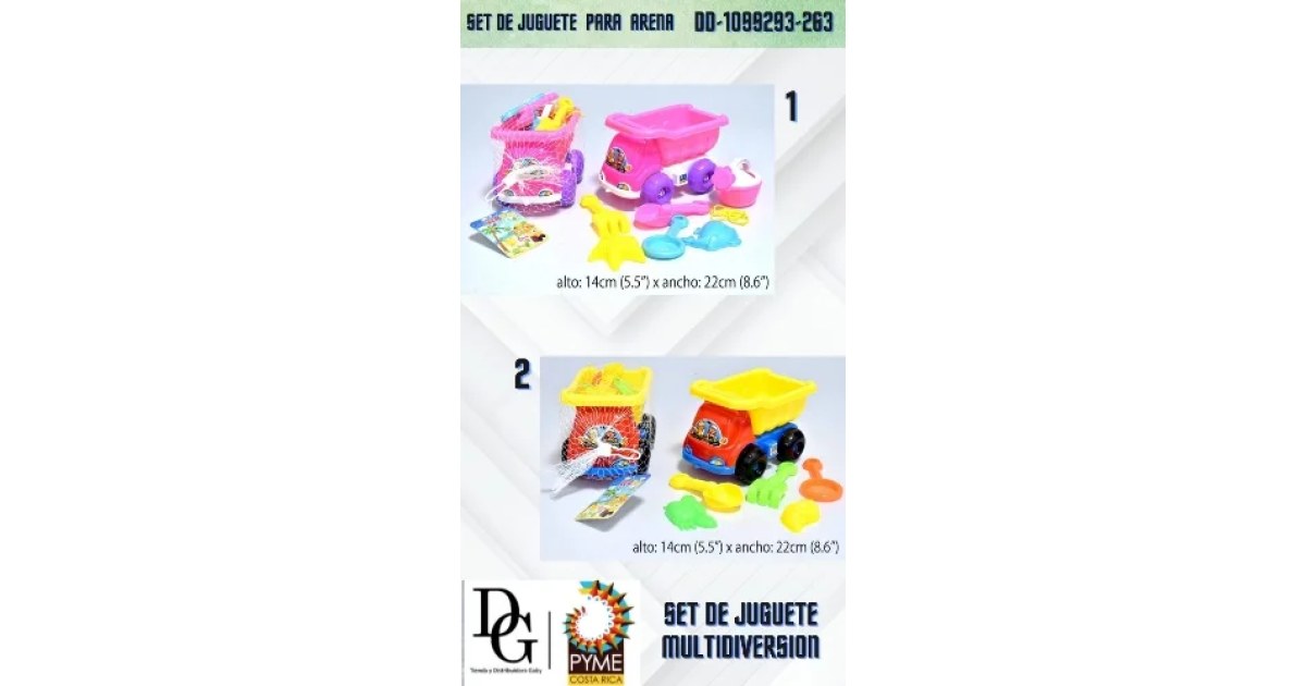 Set de Juguete para la Arena