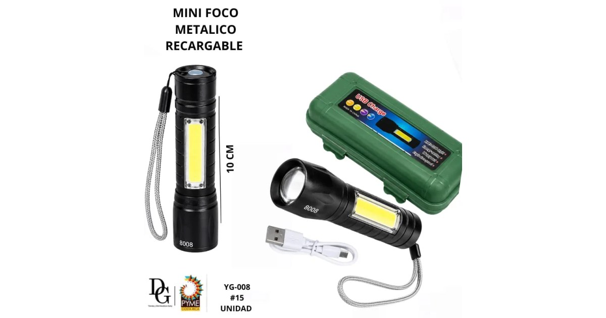 Mini Foco Recargable