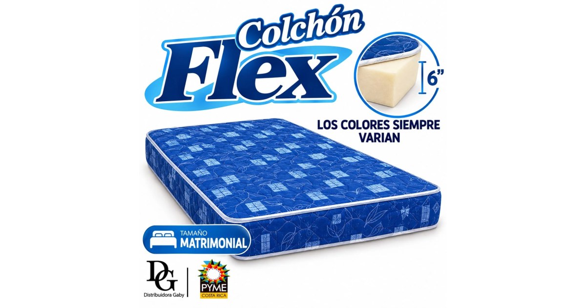 Colchón Flex Matrimonial 6"