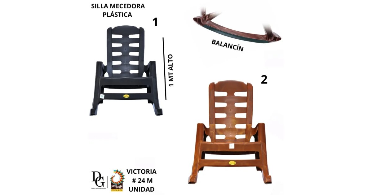 Silla Mecedora Plástica