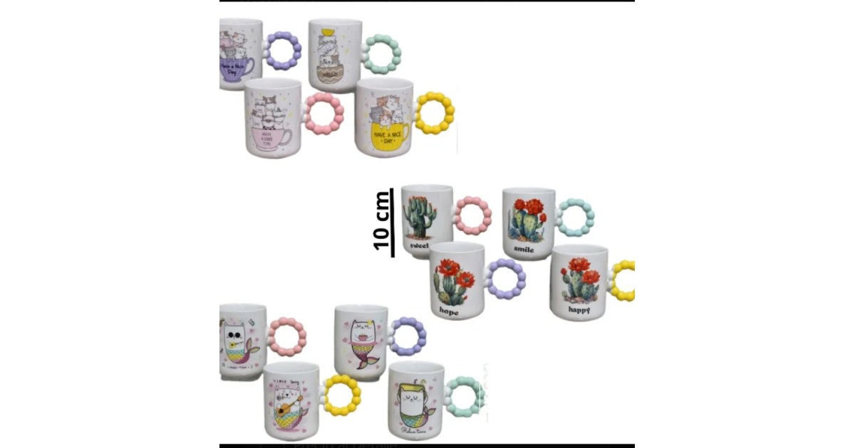 6 Jarras de Porcelana