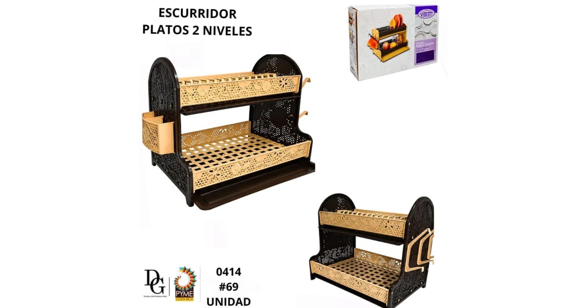 Escurridor de Vajilla 2 Niveles