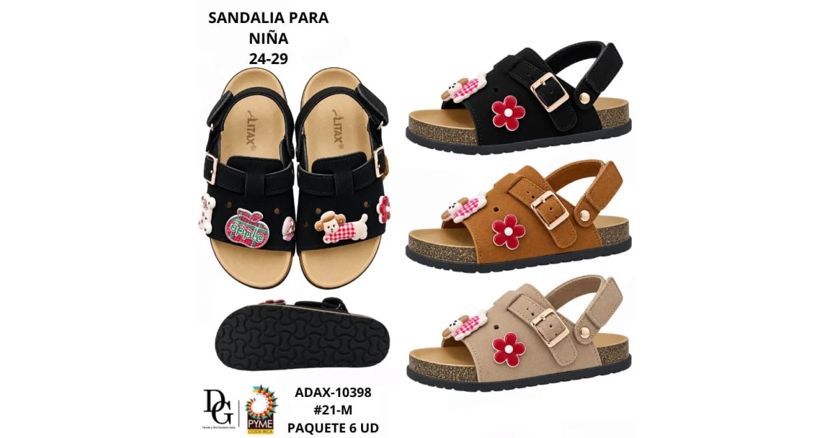 6 Sandalia para Niña