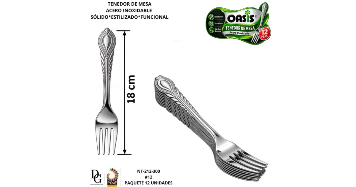 Set Tenedor 12 PZAS