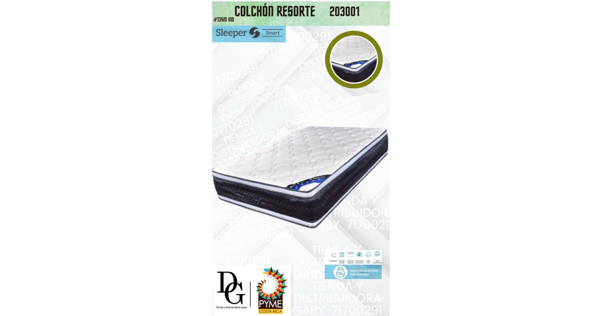 Colchón Ortopédico Sleeper Individual 12"