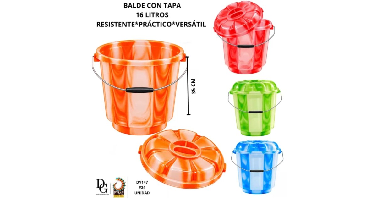 Balde Plástico 16L