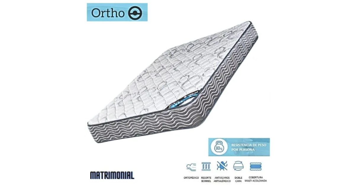 Colchón Ortho Economy Matrimonial 6"