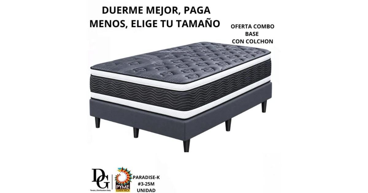 Combo Base + Colchón I PARADISE King