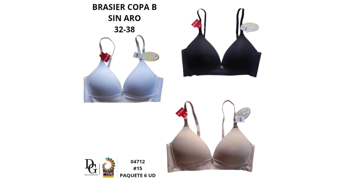 6 Brasieres Copa B